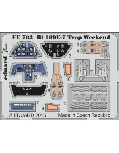 Bf 109E-7 Trop Weekend for Eduard
