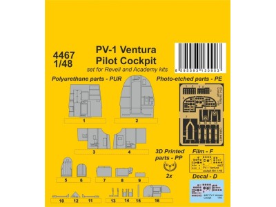 PV-1 Ventura Pilot Cockpit