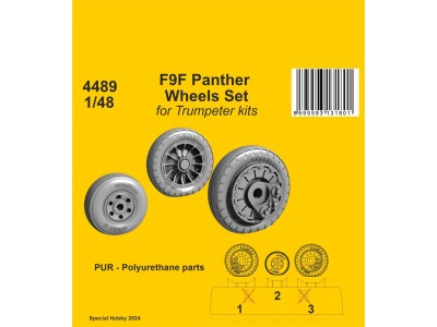 F9F Panther Wheels Set / for Trumpeter kits