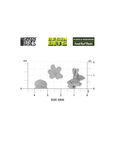 Set imprimé en 3D - Récif de corail 1:48-1:35