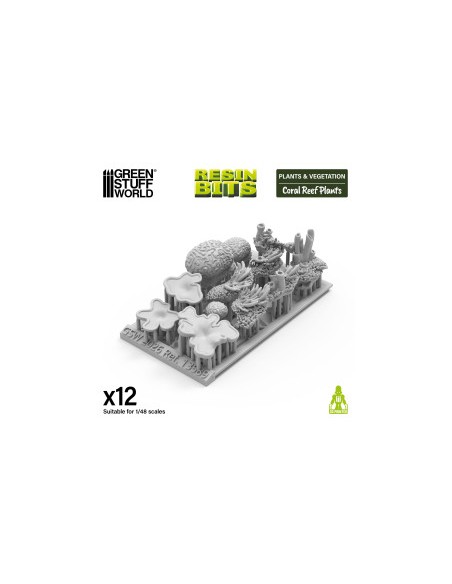 Set imprimé en 3D - Récif de corail 1:48-1:35