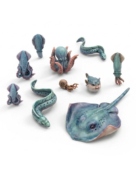 Créatures Aquatiques 1:48-1:35 | Imprimées en résine 3D