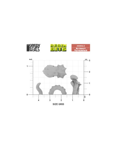 Set imprimé en 3D - Tentacules de Kraken 1:48-1:35