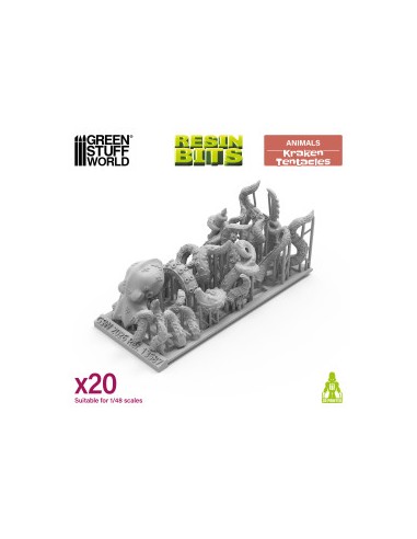 Set imprimé en 3D - Tentacules de Kraken 1:48-1:35
