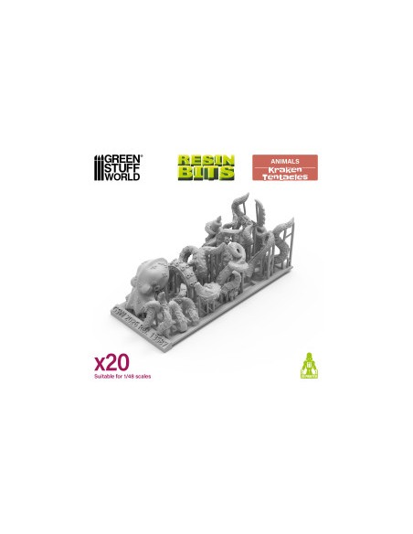 Set imprimé en 3D - Tentacules de Kraken 1:48-1:35