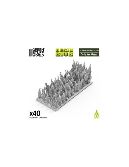 Set imprimé en 3D - Algues frisées 1:48-1:35