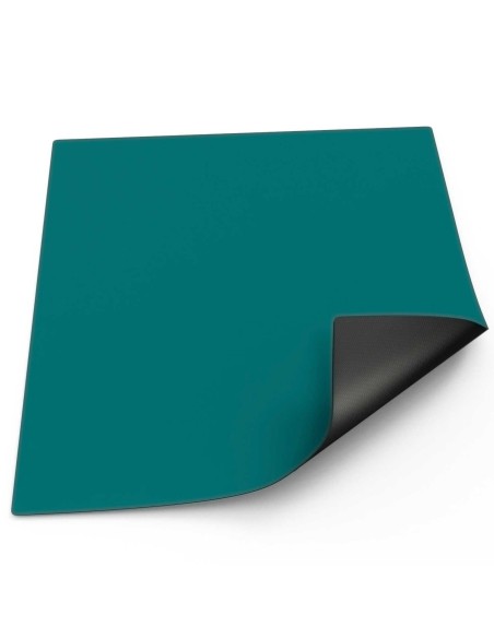 Tapis de jeu de société en néoprène 120x120cm Turquoise (4x4')