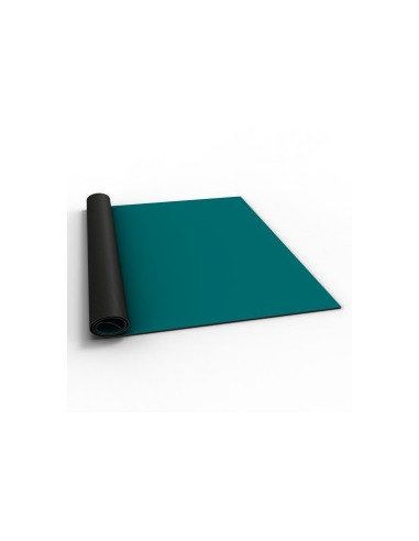 Tapis de jeu de société en néoprène 120x120cm Turquoise (4x4')
