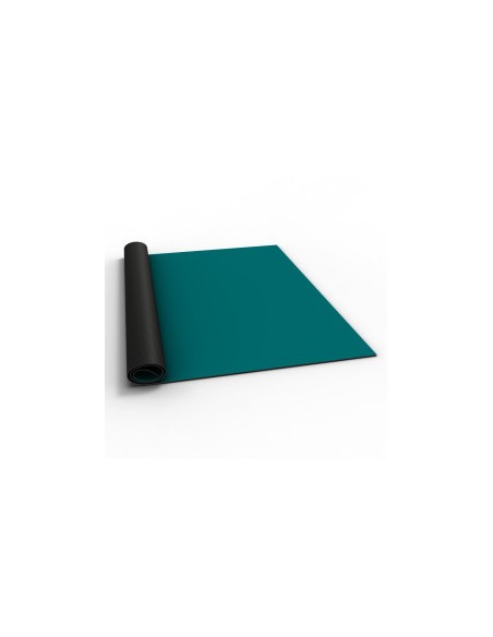 Tapis de jeu de société en néoprène 120x120cm Turquoise (4x4')
