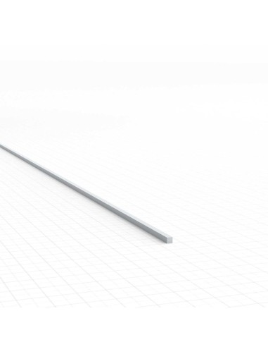 Plasticard PROFILÉ TIGE CARRÉE plein 0,5mm