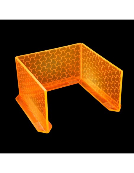 3x Murs d'énergie Grands - phosphoreszierend Orange