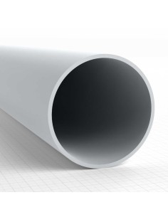 Plasticard PROFILÉ TUBE ROND 15mm CANALISATION