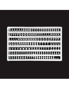Lettres et nombres 2 mm