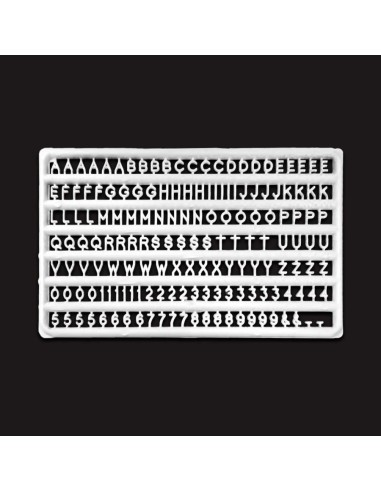 Lettres et nombres 2 mm