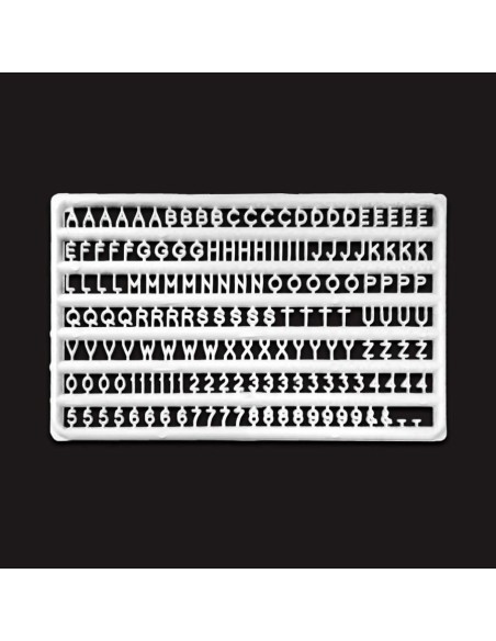 Lettres et nombres 2 mm