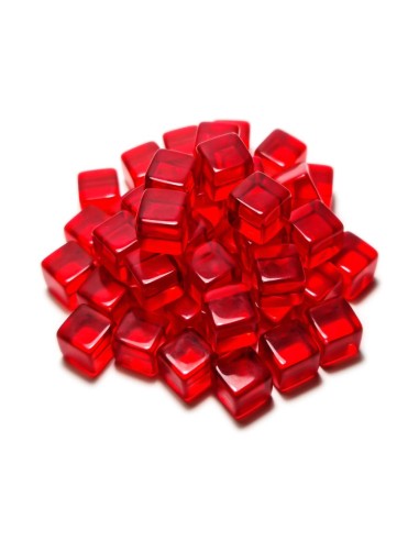 Jetons Cubes Rouges