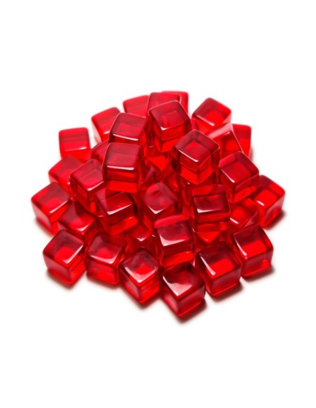 Jetons Cubes Rouges