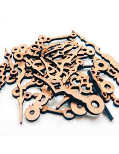 Steampunk aiguilles de l'horloge en bois MDF
