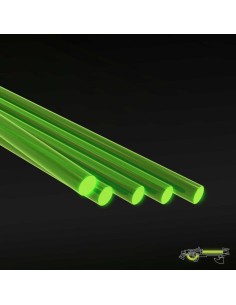Tiges Acryliques ROND 24 mm Fluor VERT