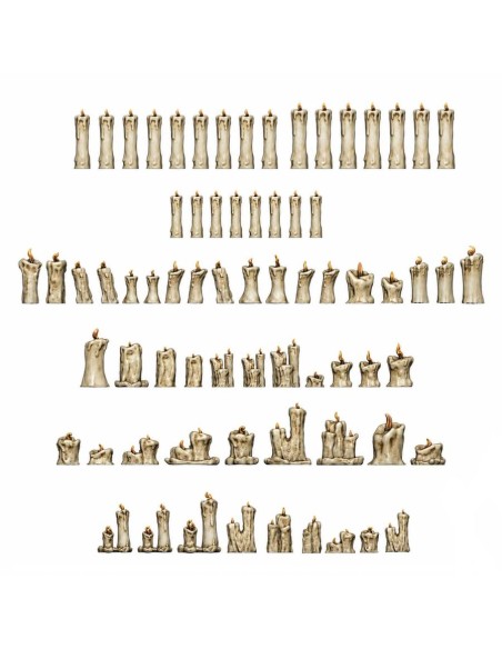 70x Bougies en Résine