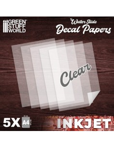 Decalcomanies a leau  Inkjet Transparent