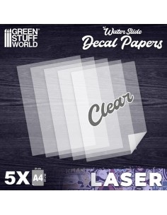 Decalcomanies a leau  Laser Transparent