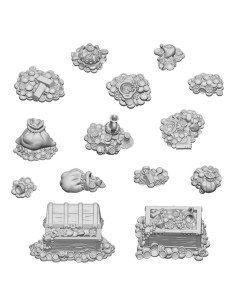 16x Pièces de Trésor en Résine