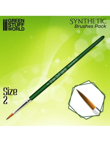 GREEN SERIES Pinceau Synthetique  2
