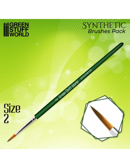 GREEN SERIES Pinceau Synthetique  2