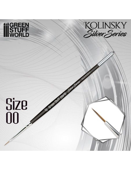 SILVER SERIES Pinceau Kolinsky  00