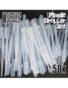 50x Pipettes Longues Graduées