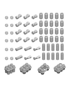 72x Canettes en Résine