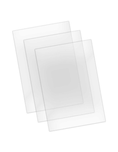 Feuilles de Pochoir A4 Mylar x3