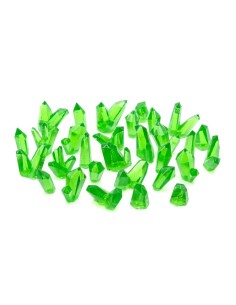 Cristaux de Résine VERTS - Moyen