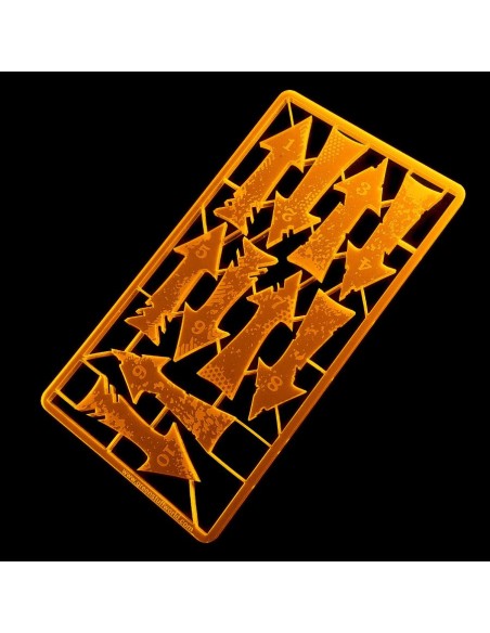 Flèches de Charge et Recul - Orange Fluor