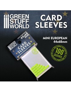 Pochettes de Cartes - Mini Européen 44x68mm
