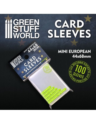 Pochettes de Cartes - Mini Européen 44x68mm