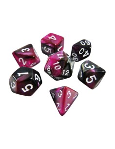 7x Mix 16mm Dés de Jeu - Violet Marbre