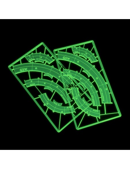 Marqueurs de ligne de tir (Legion) LIME FLUOR