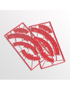 Marqueurs de ligne de tir (Legion) Rouge