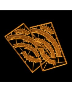 Marqueurs de ligne de tir (Legion) Orange fluor