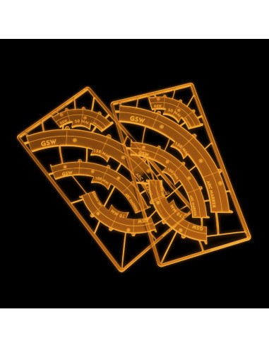 Marqueurs de ligne de tir (Legion) Orange fluor