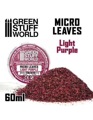 MICRO FEUILLES - Mélange violet clair