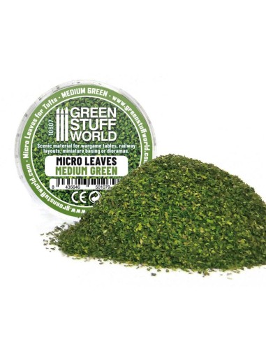 MICRO FEUILLES - Mélange vert moyen