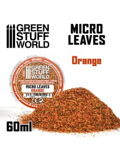 MICRO FEUILLES - Mélange orange