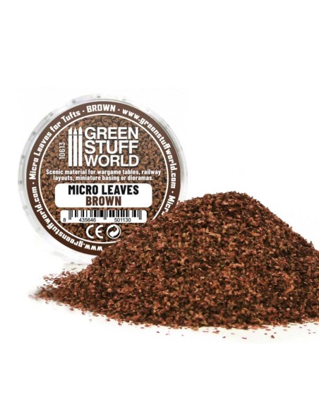 MICRO FEUILLES - Mélange marron