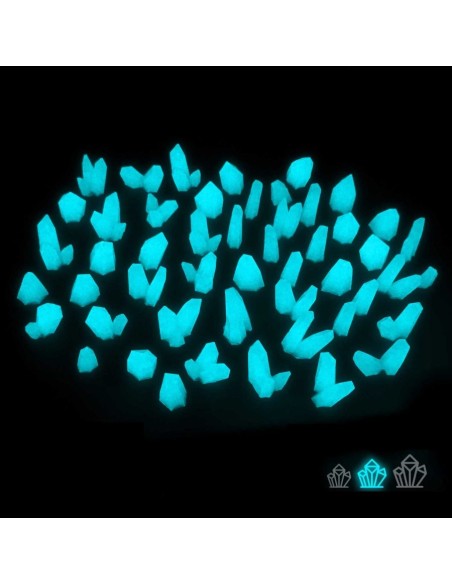 Cristaux de Résine BLEU TURQUOISE GLOW - Moyen