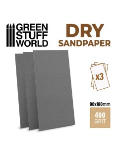Papier de verre 180x90mm - DRY - Grain 400