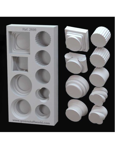 MOULES en Silicone - Colonnes