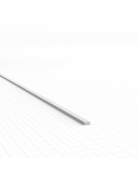 uPVC Plasticard Profilé - Fin 0.50mm x 1mm